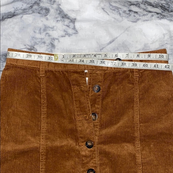FOREVER 21 Corduroy Button Skirt - Picture 6 of 7